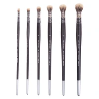 artsecret high grade 1pc 685r badger hair natural wooden rod handle oil and acrylic painting art paint brush for drawing
