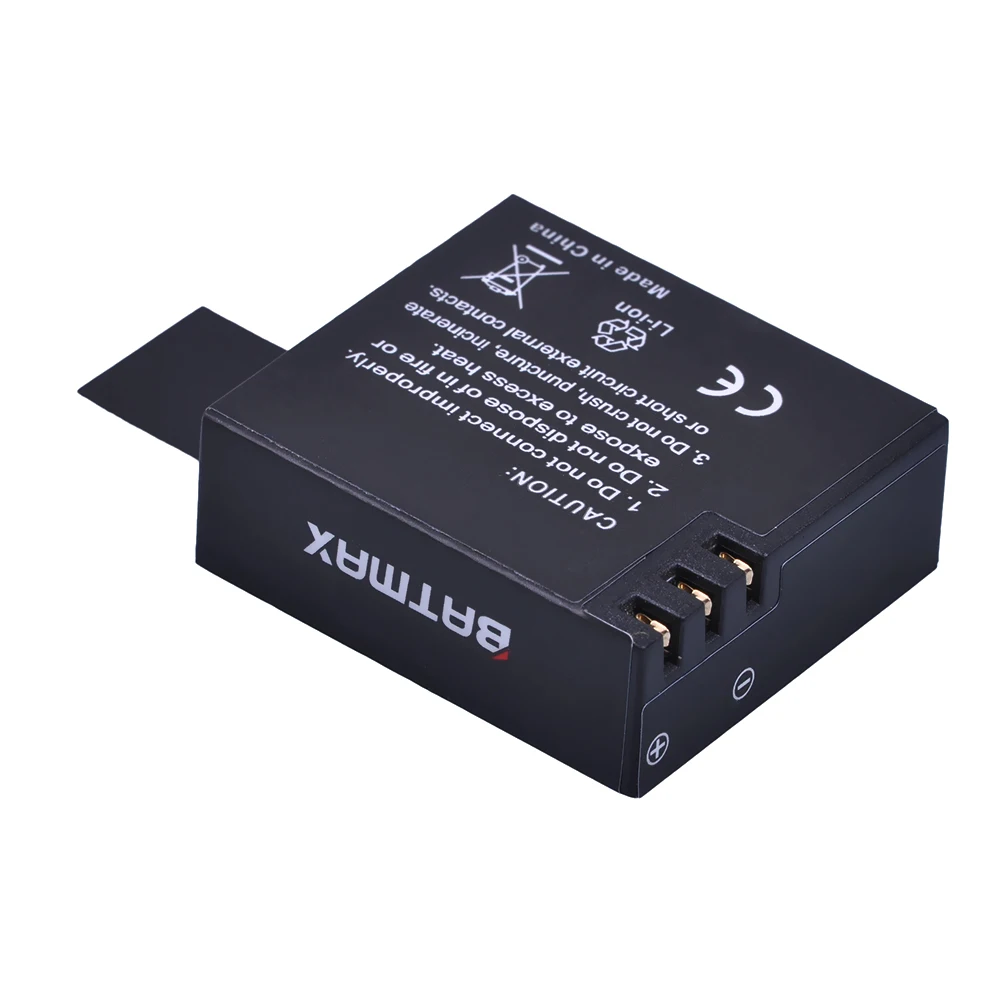 4 шт. батарея SJ4000 PG1050 + зарядное устройство USB со светодиодной подсветкой на 3 слота