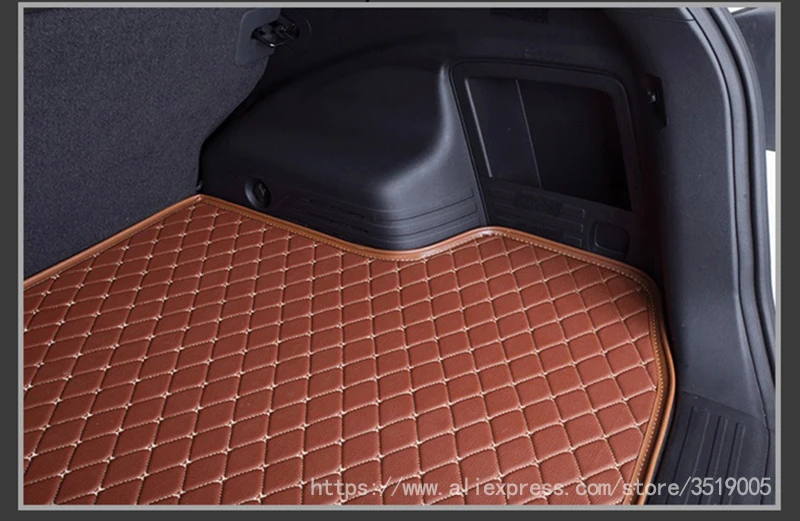 Подходит для Audi A1 A3 A4 b6 b7 B8 B9 A4L B8 B9 2008- багажник автомобиля ковер Водонепроницаемый загрузки лайнер Задняя Грузовой на заднем сиденье протектор коврики