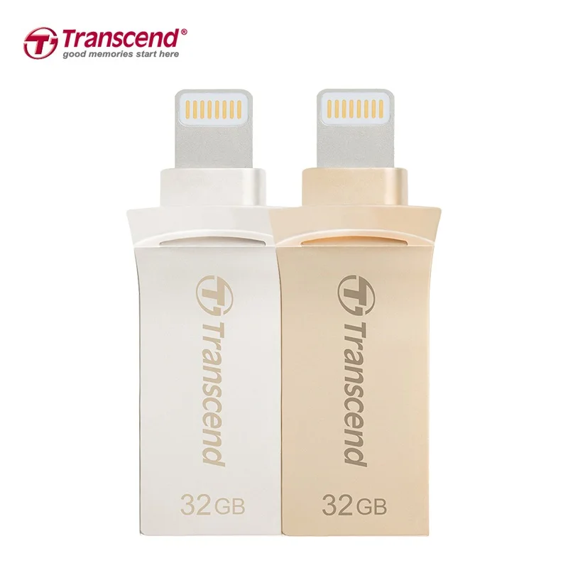 Transcend JetDrive Go 500 Lightning USB 3 1 0 флэш-накопитель 64 ГБ для iPhone7/7 P/6/6s/iPad металлический