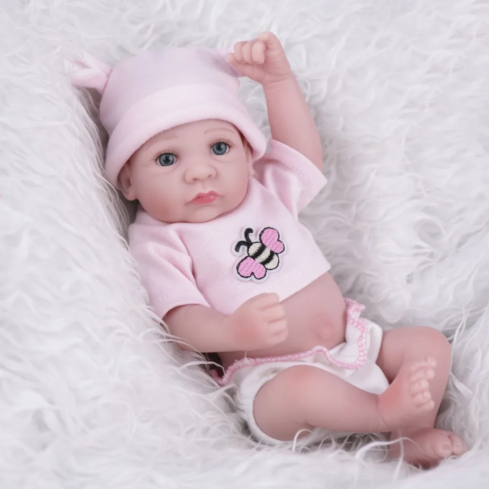 Kaydora 10 дюйм(ов) полный силиконовые Кукла реборн Bebe родился прекрасные куклы Reborn Игрушки для девочек купаться куклы Brinquedos Для детская