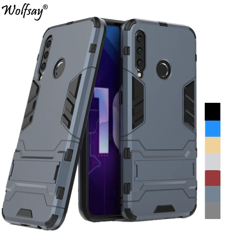 

sFor Huawei Honor 10i Case 6.21" Shockproof Hybrid Stand Silicone Armor Case For Huawei Honor 10i Fashion Case Honor 10i Cover