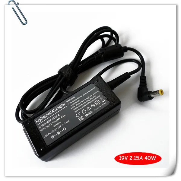 

Netbook AC Adapter + Cord For Acer Aspire One AOD250-1151 19V 2.15A Power Supply laptop adapter caderno carregador