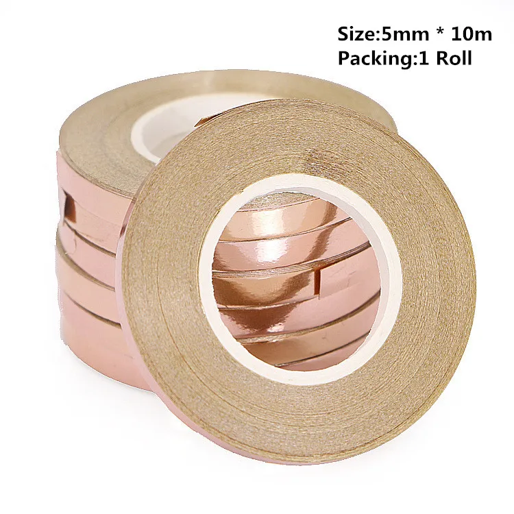 1Roll Розовое золото, латексные воздушные шары для невесты, маленькие ленточки для вечеринки в честь Дня Рождения, девичника, вечерние украшения, свадебные украшения. Q - Цвет: 1Roll
