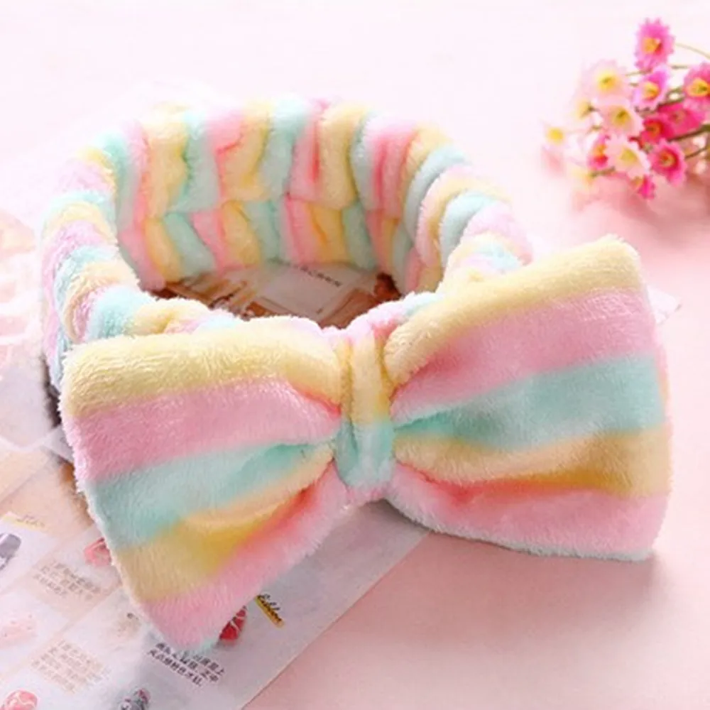 Новинка 2018 модная повязка на голову для ванны и душа косметическая мытья лица