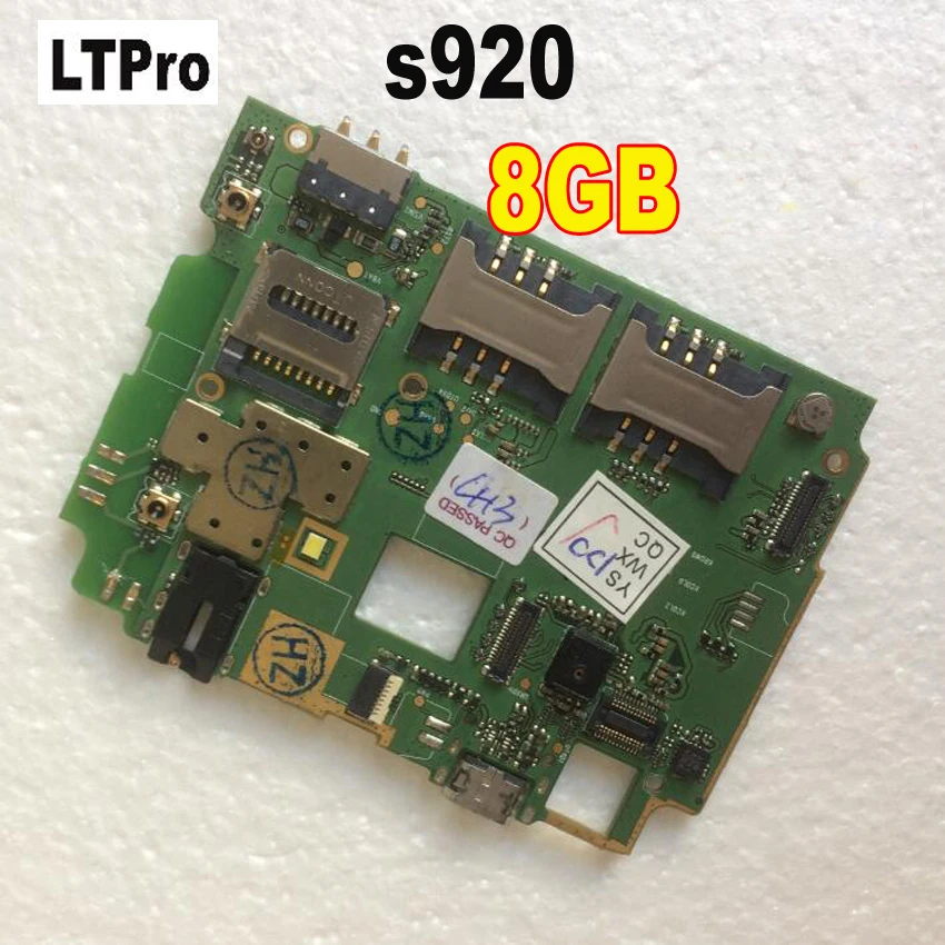 Ltpro 100% Тесты рабочие 8 ГБ версия плата для Lenovo S920 материнской смартфон Замена