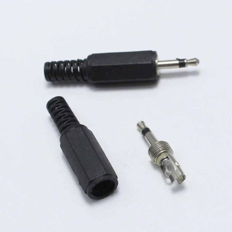 4pcs 2.5mm DC Power Plug 2.5 2Pole Mono Audio Plugs Welding Type Microphone Adapter Connector | Обустройство дома