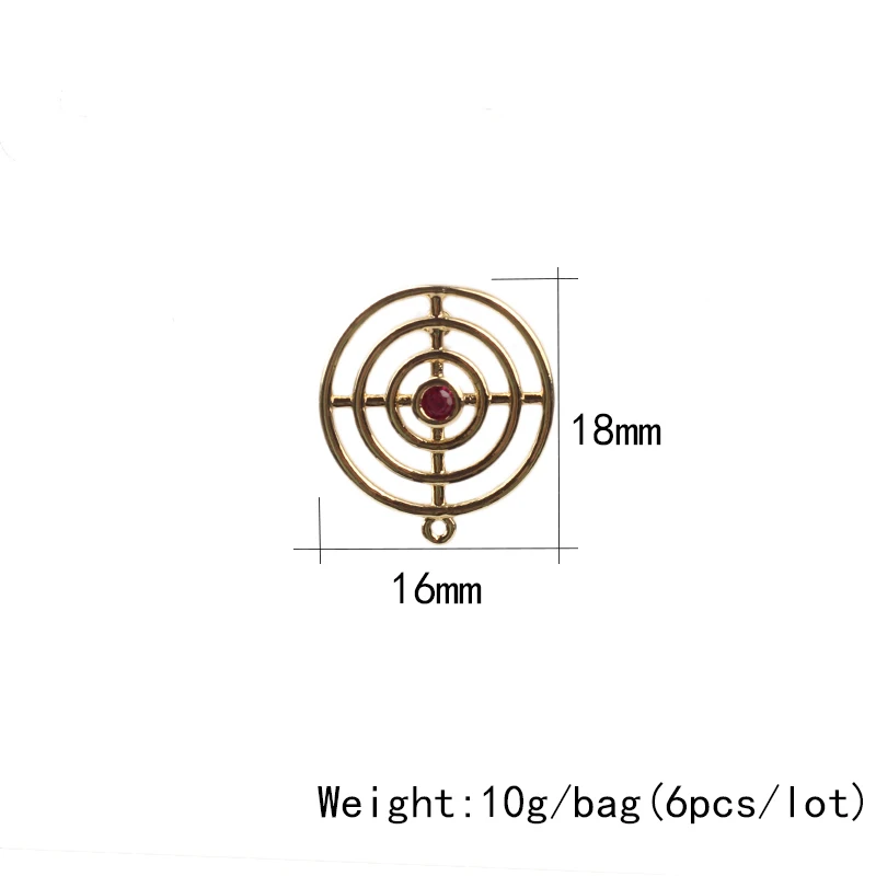 Полые медные серьги подвески из настоящего золота круглые в форме спирали