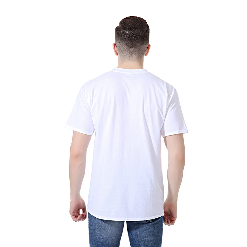 Мужская Мода Костюмы милая собака лица принт летние топы Для мужчин хлопковые