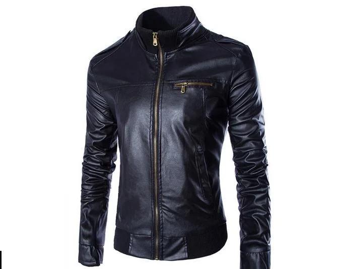 

Mens Pu Leather Jackets And Coats Pu Leather Jaqueta Masculinas Inverno Couro Solid Color Men Jaquetas De Couro Winter Jacket