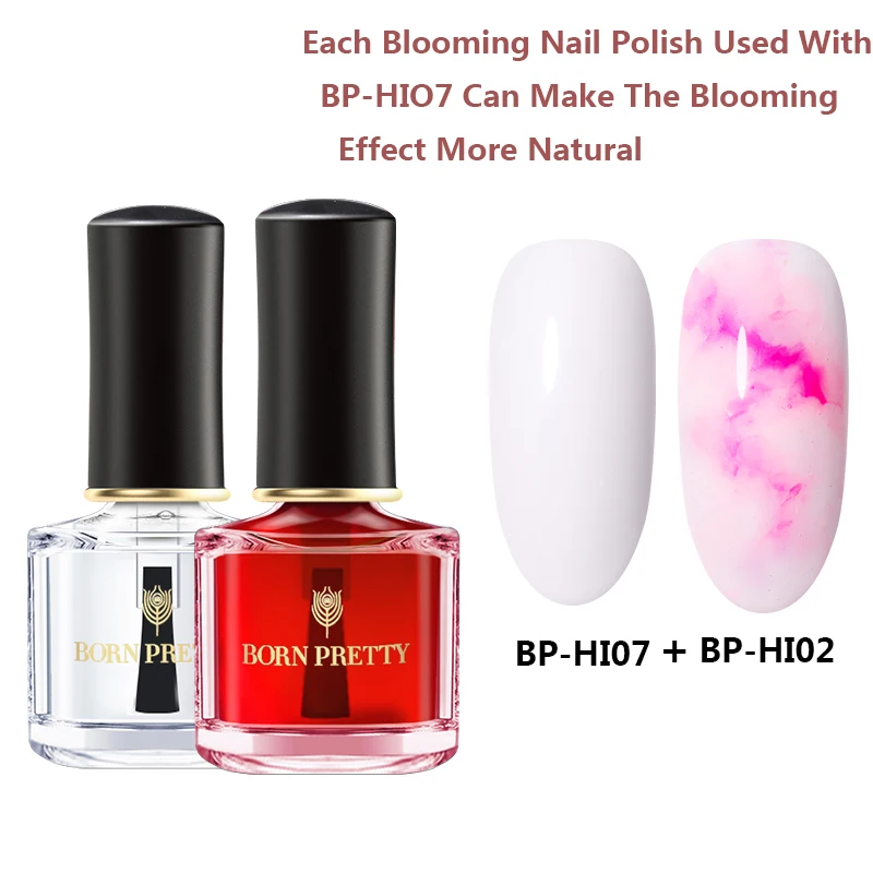 Set 2 BORN PRETTY лак для ногтей с акварельными чернилами 6 мл Smuoce Blossom лак для ногтей долговечный DIY Дизайн Маникюр - Цвет: Set 2