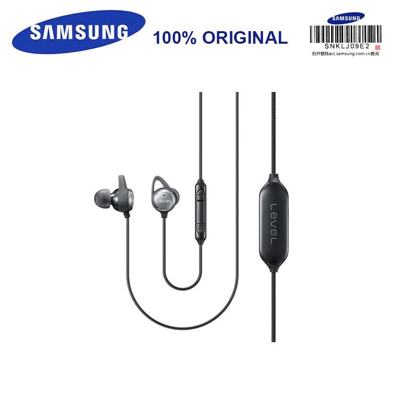 Наушники вкладыши Samsung Level In ANC в черно белом цвете S8/7 + провод с активным