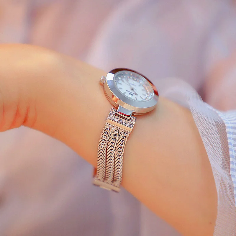 Horloge Dames роскошные золотые/серебряные часы модные женские 2019 горячая распродажа