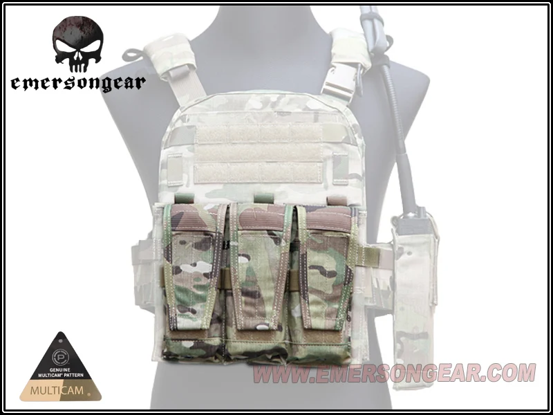 Emersongear AVS тройной чехол для журнала Airsoft Combat Molle MAG EM9030 | Спорт и развлечения