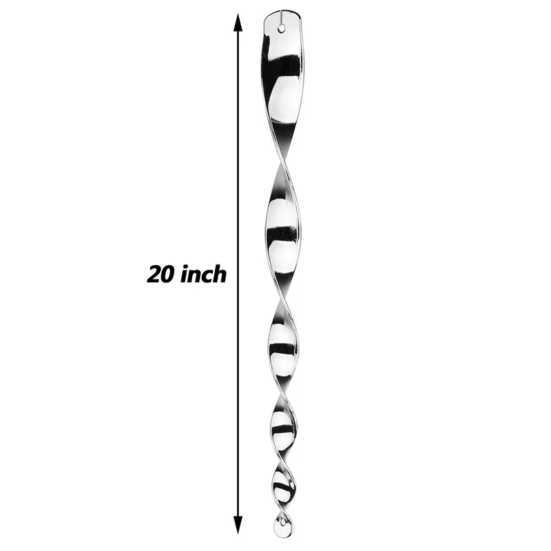 6 шт Птица репеллент Светоотражающие напугать стержни ветер крутящий стержень
