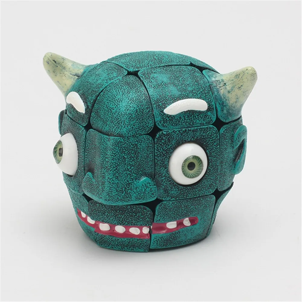 Интеллектуальный Магический кубик головоломка 3D Carni Chaak Ox head Новинка день всех