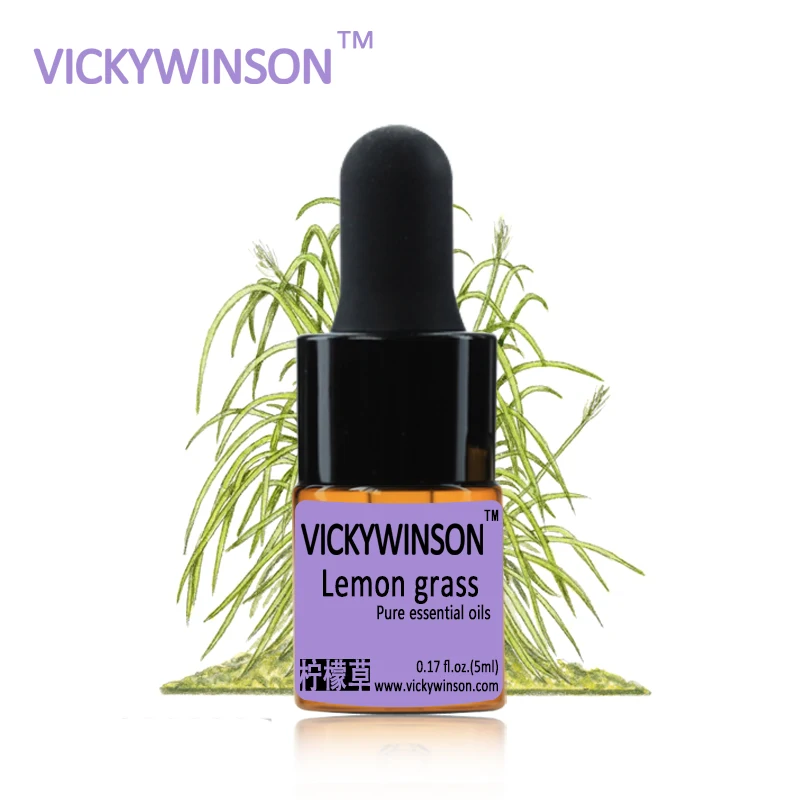 Эфирное масло лимона VICKYWINSON 5 мл натуральное ароматерапевтическое для