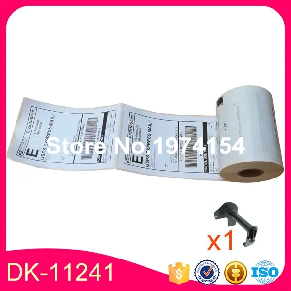 10 рулонов Brother DK-11241 этикетка совместимая Etiketten 102 мм x 152 для QL1050 QL1060N DK-1241 |