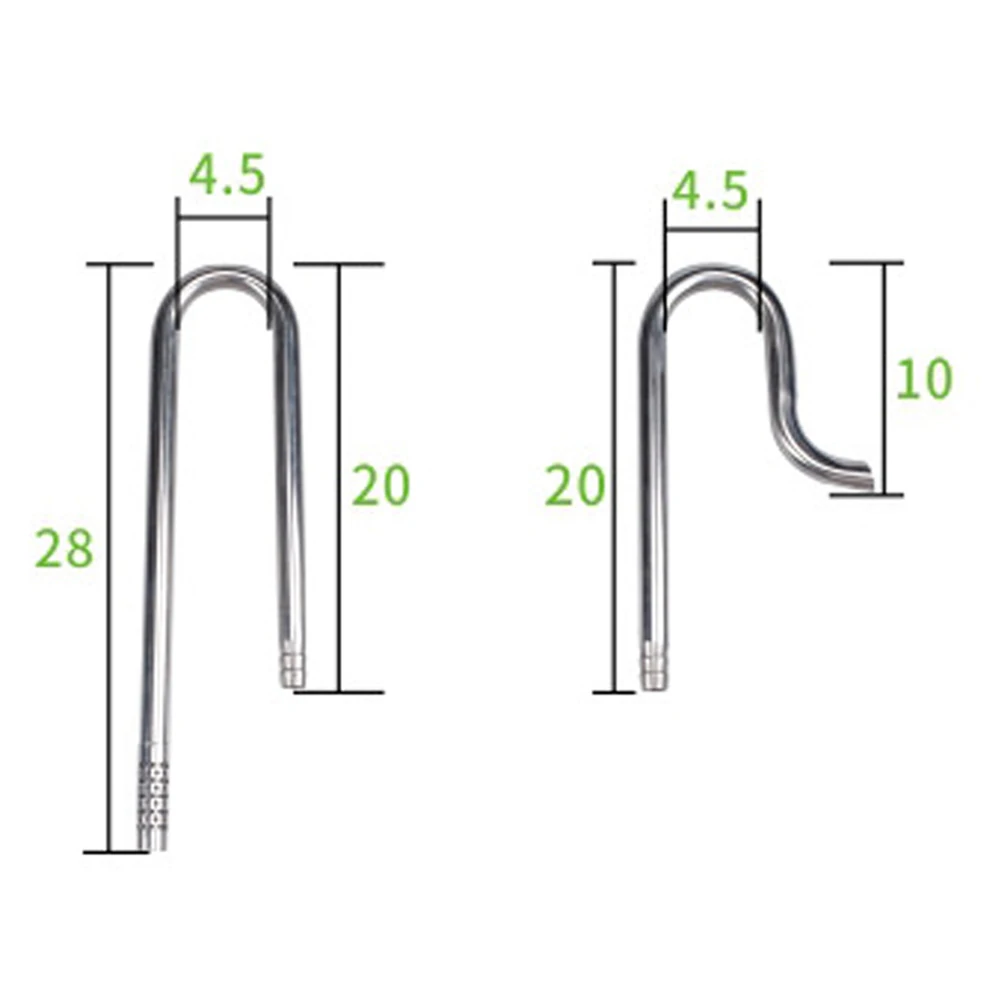 Water pipe set 12mm Лилия Трубы из нержавеющей стали поток оттока фильтр для аквариума растений аквариум FP8 - Цвет: Water pipe set 12mm