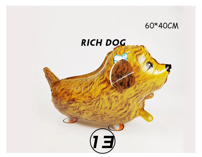 3D Милые шагающие воздушные шары в виде животных, воздушный шар из алюминиевой фольги для свадьбы, украшение для детского дня рождения, украшения для детской вечеринки