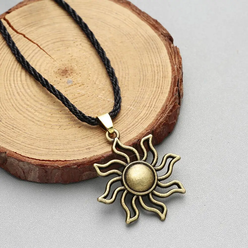 Chereda солнце заявление славянское ожерелье в виде веревочной цепи Геометрическая