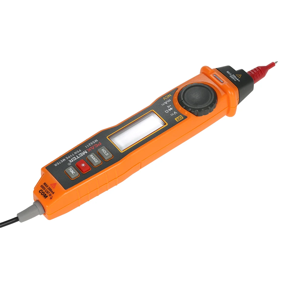 

Pen-type Digital Multimeter with NVC Non-Contact DC/AC Voltage Current Continuity Measurement Auto Manual Range Data Hold
