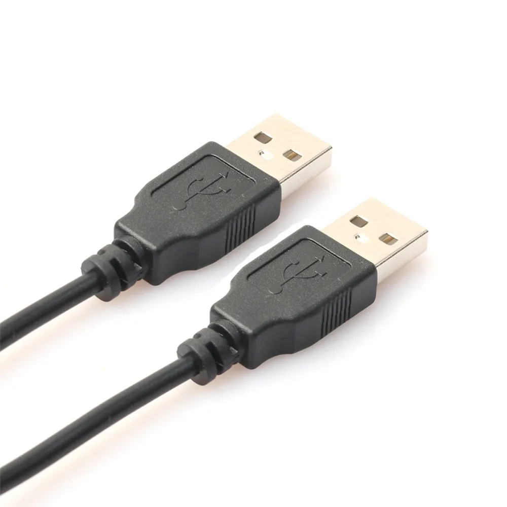 HIPERDEAL черный цвет 0,8 м USB 2,0 Тип A штекер-type-A Мужской кабель черный удлинитель для ПК U диск линия BAY09