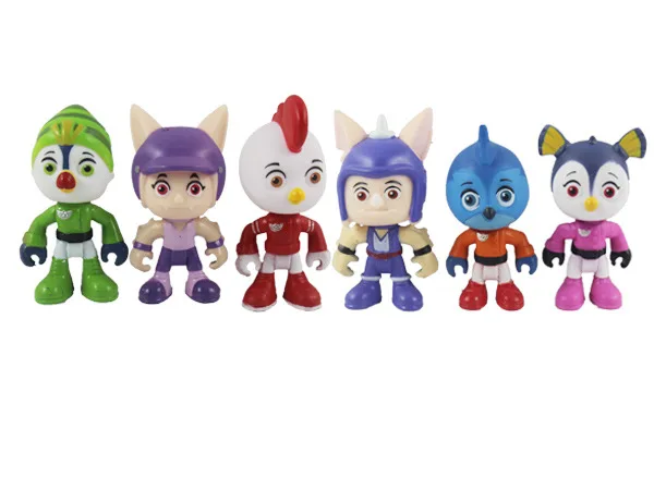 1 Топ Крыло модель автомобиля Juguetes 7 см ПВХ мультфильм модель Nendoroid Figuras Топ Крыло патруль фигурки аниме игрушечные детские - Цвет: 1