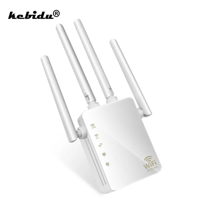 Kebidu Беспроводной Wi Fi ретранслятор/маршрутизатор 1200 Мбит/с 2 4 г 5G двухдиапазонный