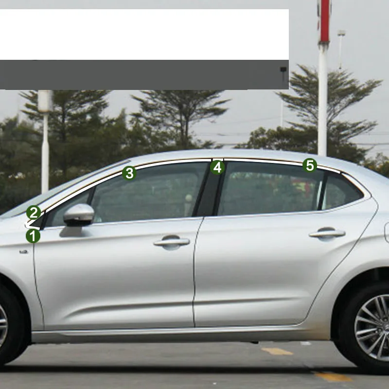 Стеклоподъемник lsrtw2017 из нержавеющей стали 304 для citroen c4 2012 2013 2014 2015 2016 2017 2018|trim|trim