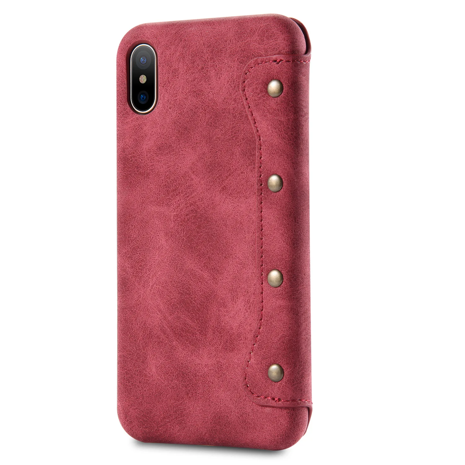 Роскошный кожаный чехол для iPhone x, 8, 7, 6 Plus, Ретро стиль, флип-чехол с отделениями для карт, чехол-кошелек для iPhone XS MAX, XR, чехол-книжка, чехол для телефона