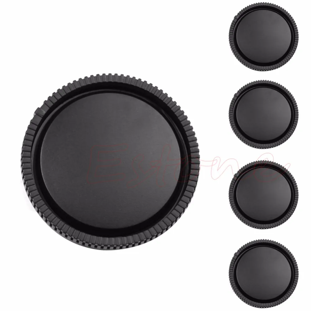

1pc Rear Lens Cap Camera Body Cover for Sony E-Mount NEX-3 NEX-5 Black