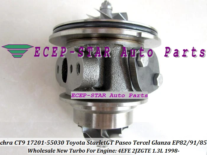 Картридж Turbo CHRA CT9 17201 55030 64190 для TOYOTA Starlet GT Paseo Tercel Glanza EP82 EP91 EP85 1998 4EFE 2JZGTE 1.3L|ct9 turbo|turbo