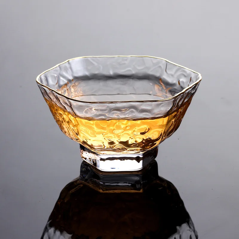 2 шт. стеклянные чайные чашки ручной работы простые кунг-фу утренний чай кофе