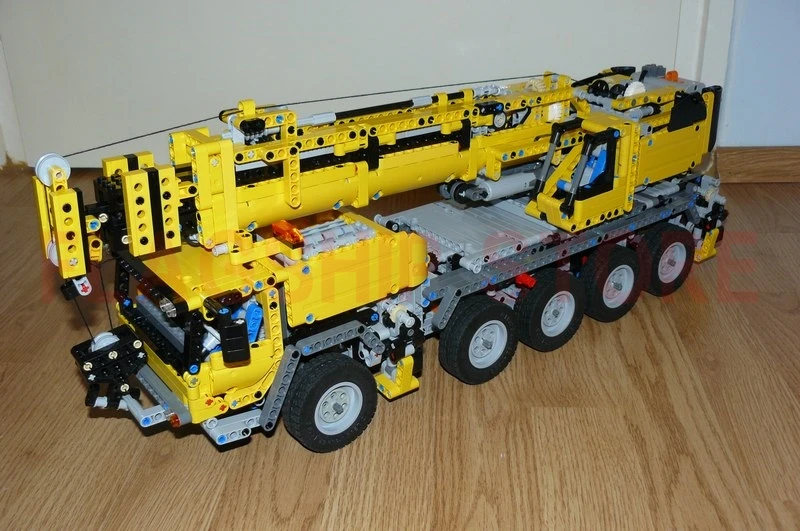 LP 20010 гусеничный кран LP 20004 модель Mk II Строительный набор серии Technic блоки кирпичи игрушки 42030 42042