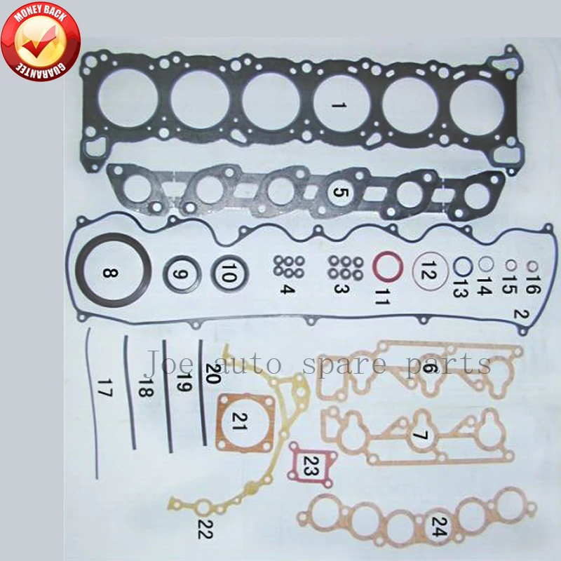 Полный комплект прокладок двигателя RB20E для Nissan lorel c32 2.0L 10101 83L25 1010183L25 83L25|full gasket