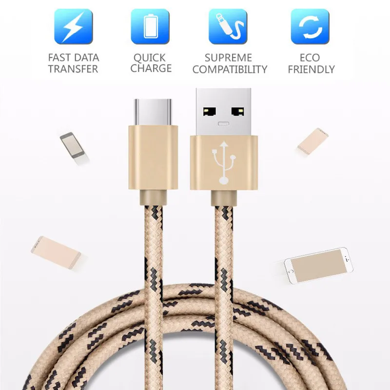 25 см/1 м/1,5 м/2 м USB кабель для зарядки длинный Usb type C кабель зарядное устройство адаптер для samsung Galaxy Note 8 9 Xiaomi mi 8 6 A1 mi x 2 2s Max