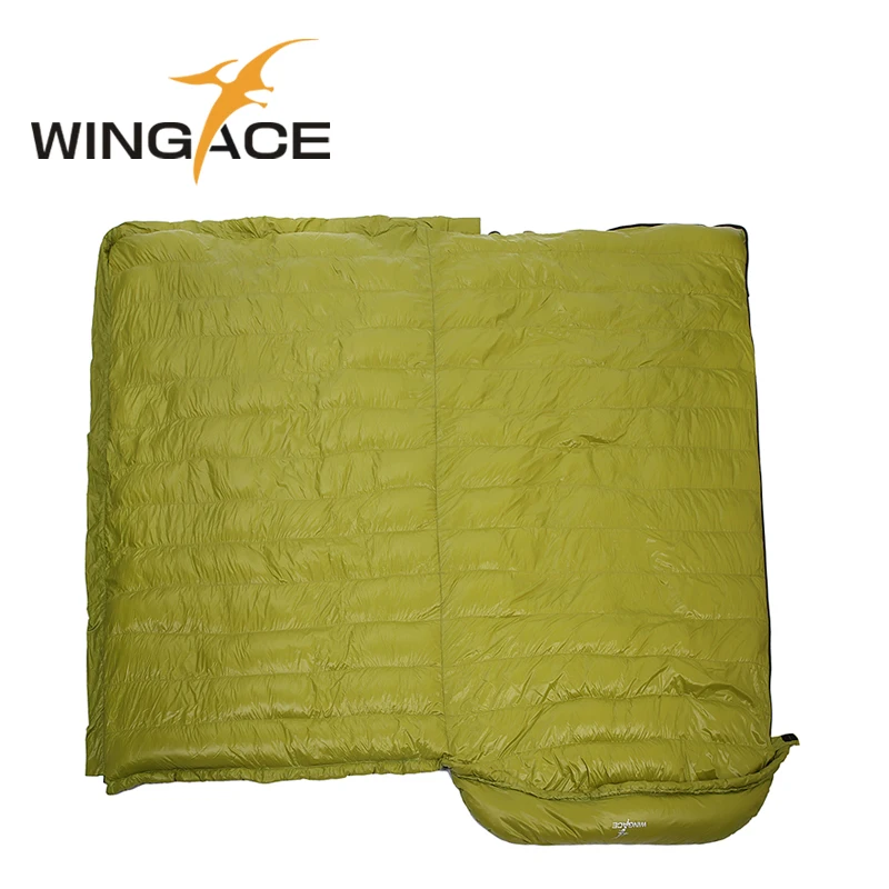 Зимние спальные мешки WINGACE 3500 г гусиный пух 400 т нейлон для кемпинга улицы конверт