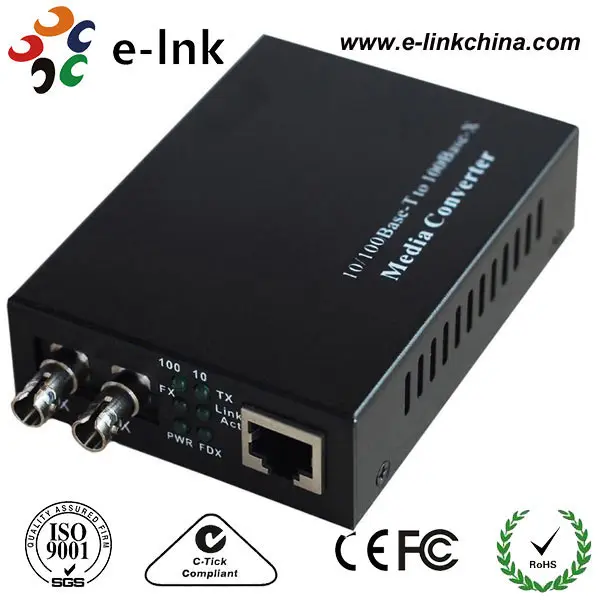 10/100 м многорежимный ST волоконный медиаконвертер|media converter|fiber media converterfiber |