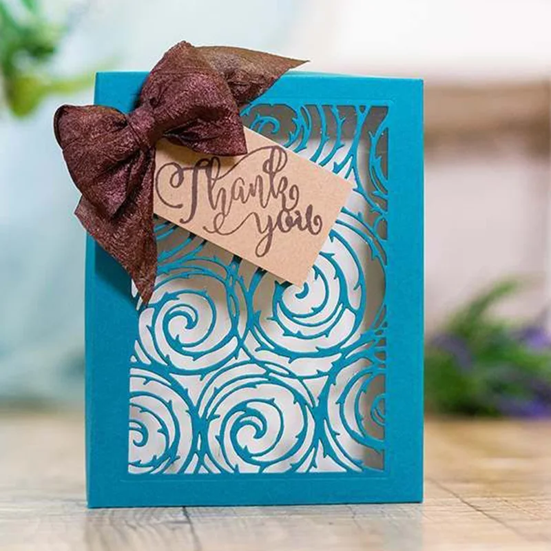 Всплывающие волнистые трафареты с полой рамкой для резки металла украшения