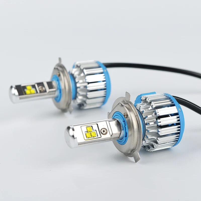 

LDDCZENGHUITEC Led Auto Headlamp H4 H7 H1 9005 H11 9004 HB1 High Low ADOB Beam LEDs Car Headlight Main Light 6000K Bulb