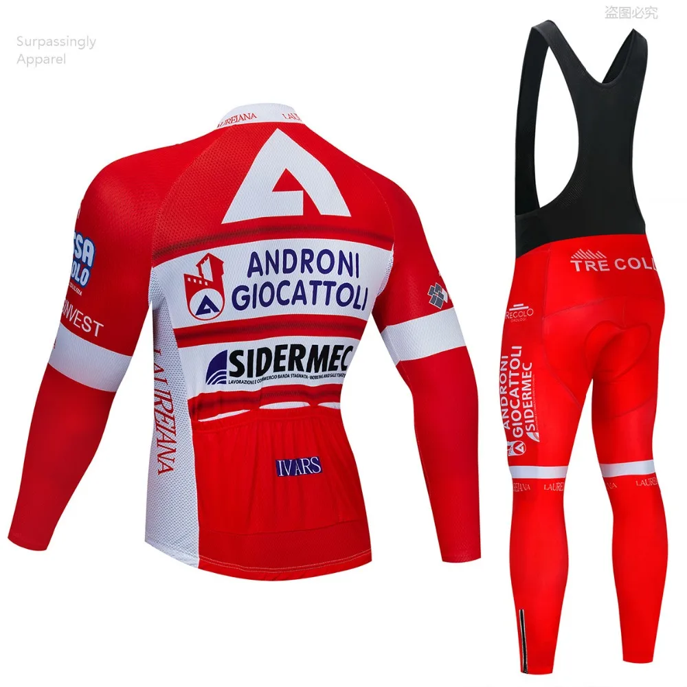 2019 Racing Team ANDR Cycling Jersey Set Autumn Spring Long Sleeve Bib Pant High Quality Clothing 16D Gel | Спорт и развлечения