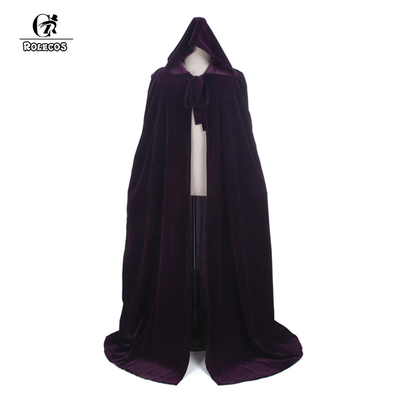 ROLECOS Новое Для мужчин и женщин костюмы на Хэллоуин смерти волшебник ведьма 160 см 5