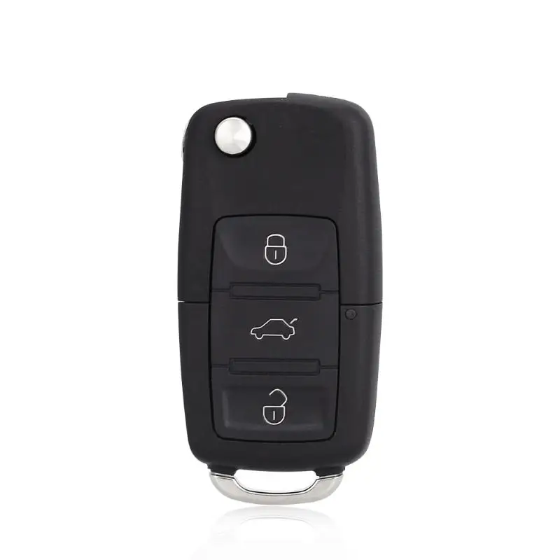 Замена ключа входа дистанционного Fob корпус 3 кнопки для VW Polo Гольф Топ с откидным