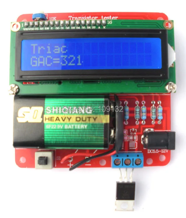 DIY KIT 2014 новый тестер транзисторов конденсатор ESR Индуктивный резистор измеритель