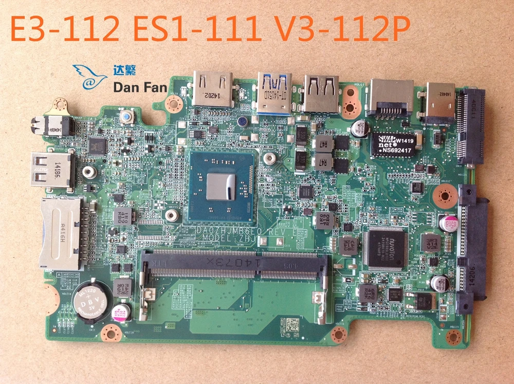 Для ACER ES1-111 E3-112 V3-112P Материнская плата ноутбука полностью протестировано работы
