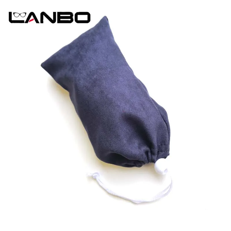 LANBO 50 шт./лот, 18*9 см, сумка, Чехол для очков, мягкие очки, замшевые очки, аксессуары,, чехол для солнцезащитных очков, Синий чехол S43
