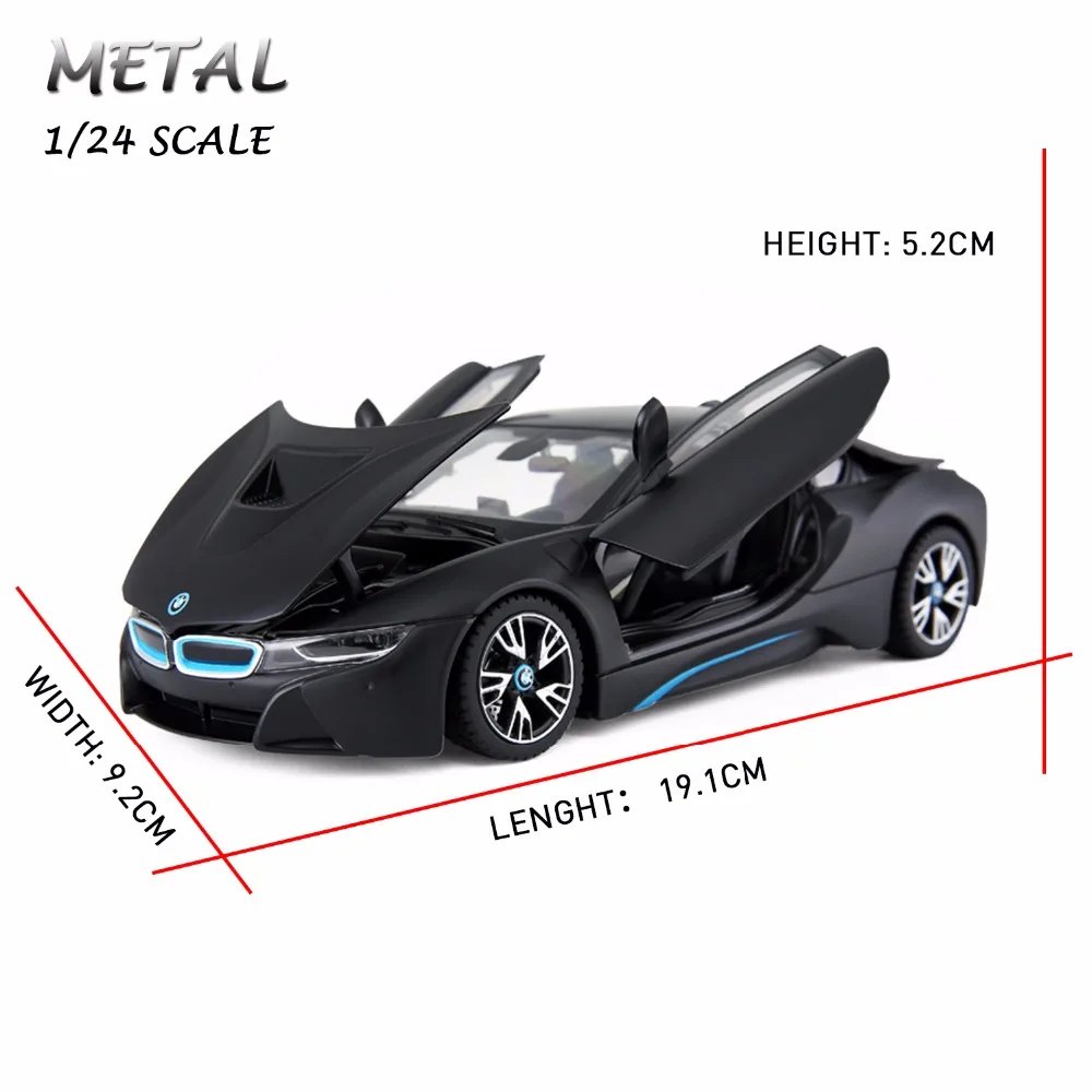 RASTAR Diecasts автомобиля 1/24 модель 2017 I8 игрушки автомобилей для детей |
