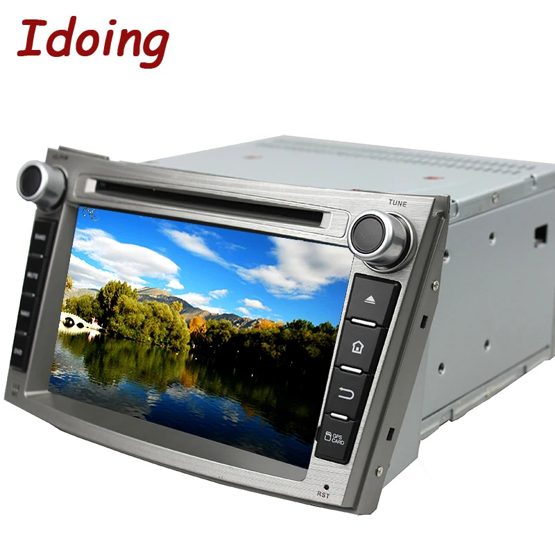 Idoing 7&quotAndroid 8.0 Car DVD 2 Din 8 Core For Subaru Legacy Outback Steering Wheel Control GPS Navigation FHD 1080P Video 4G+32G |