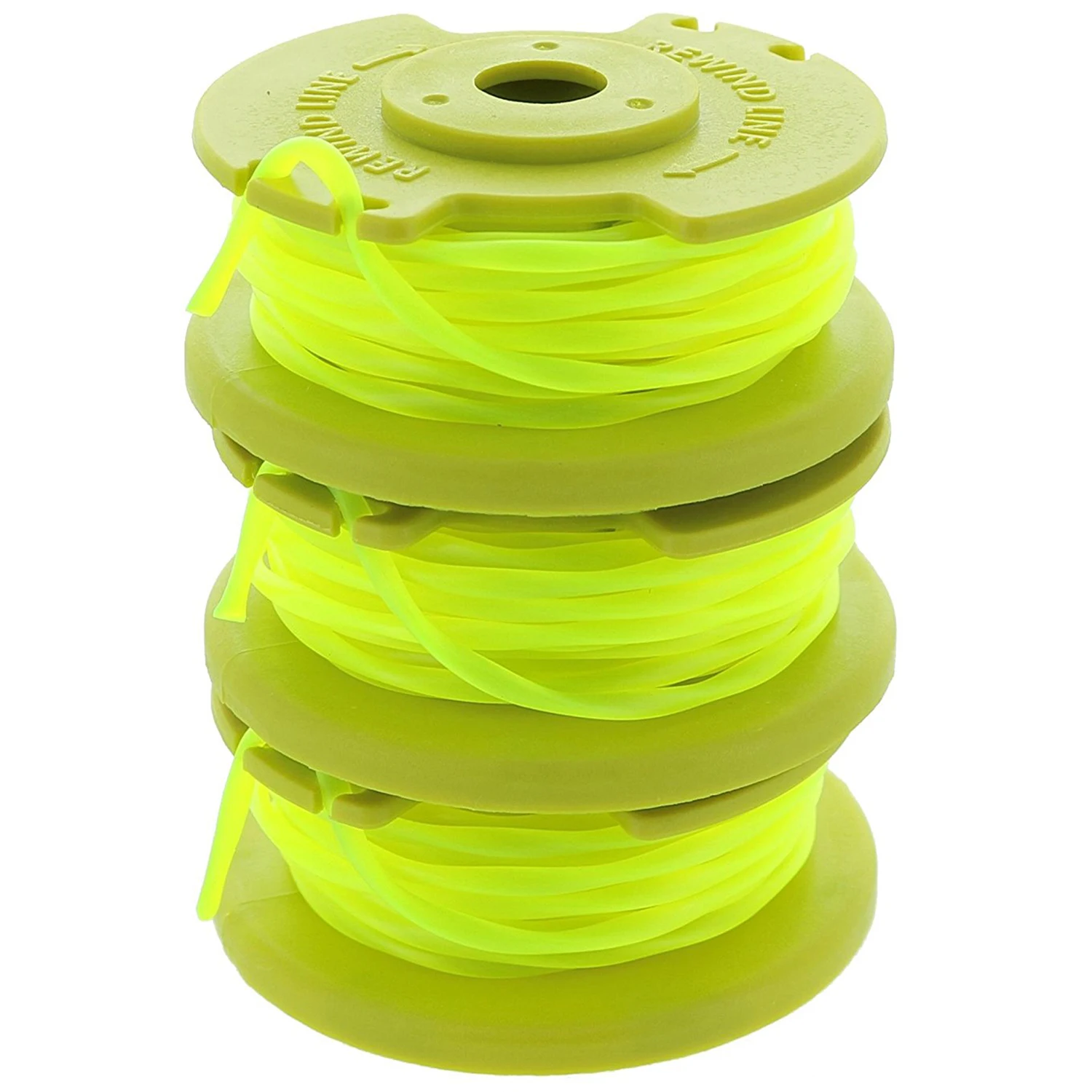 Pro For Ryobi One PLUS AC80RL3 OEM .080 Inch Twisted Line and Spool Replacement for 18v 24v 40v Cordless Trimmers (3 Pack) | Инструменты